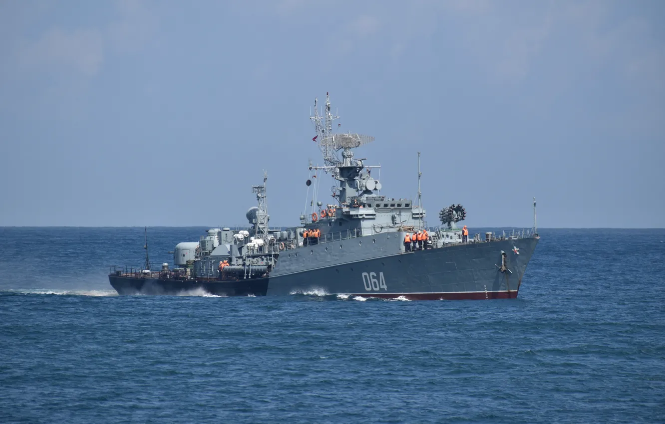 Photo wallpaper ship, Navy, anti-submarine, small, Muromets, project 1124m