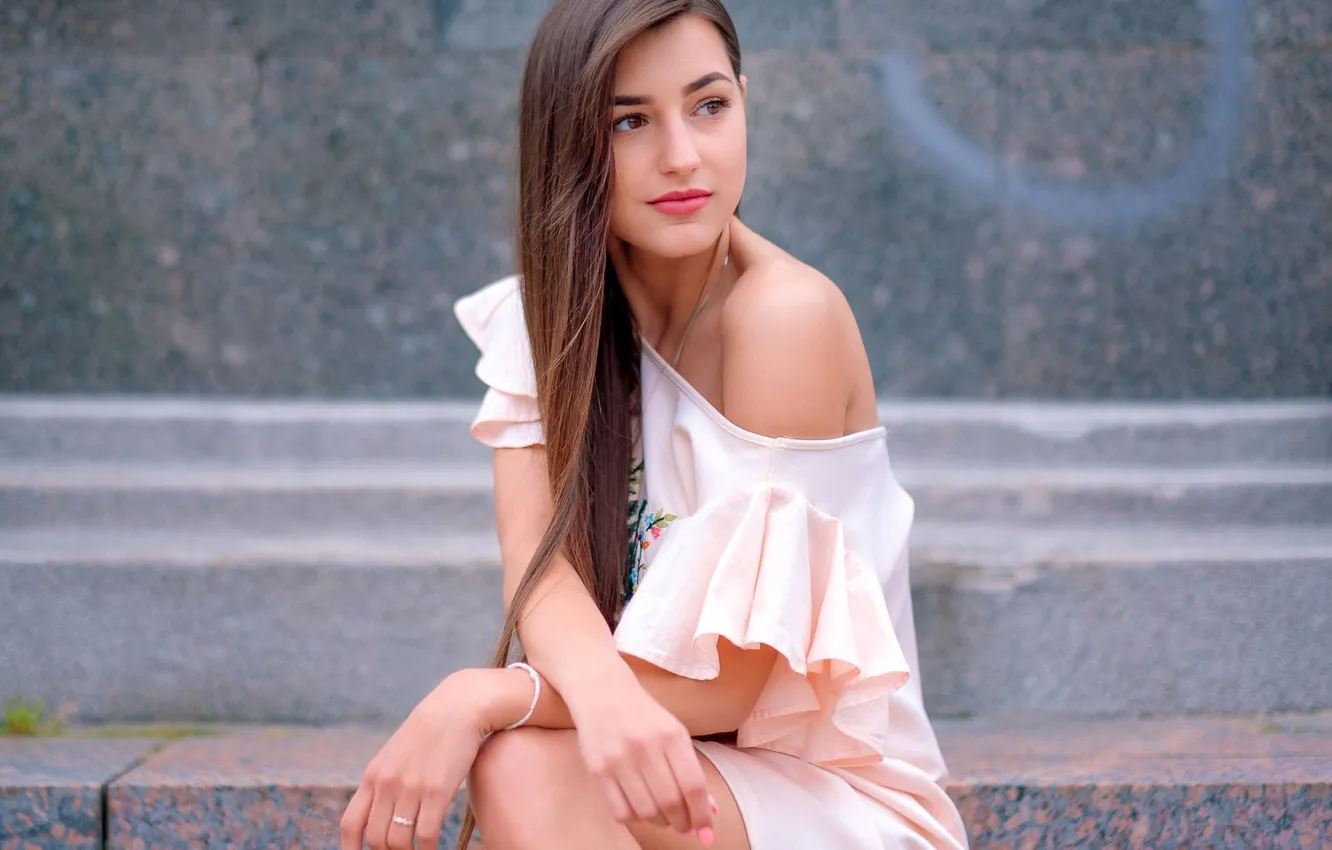 Photo wallpaper pose, model, Anna, Saul Ke