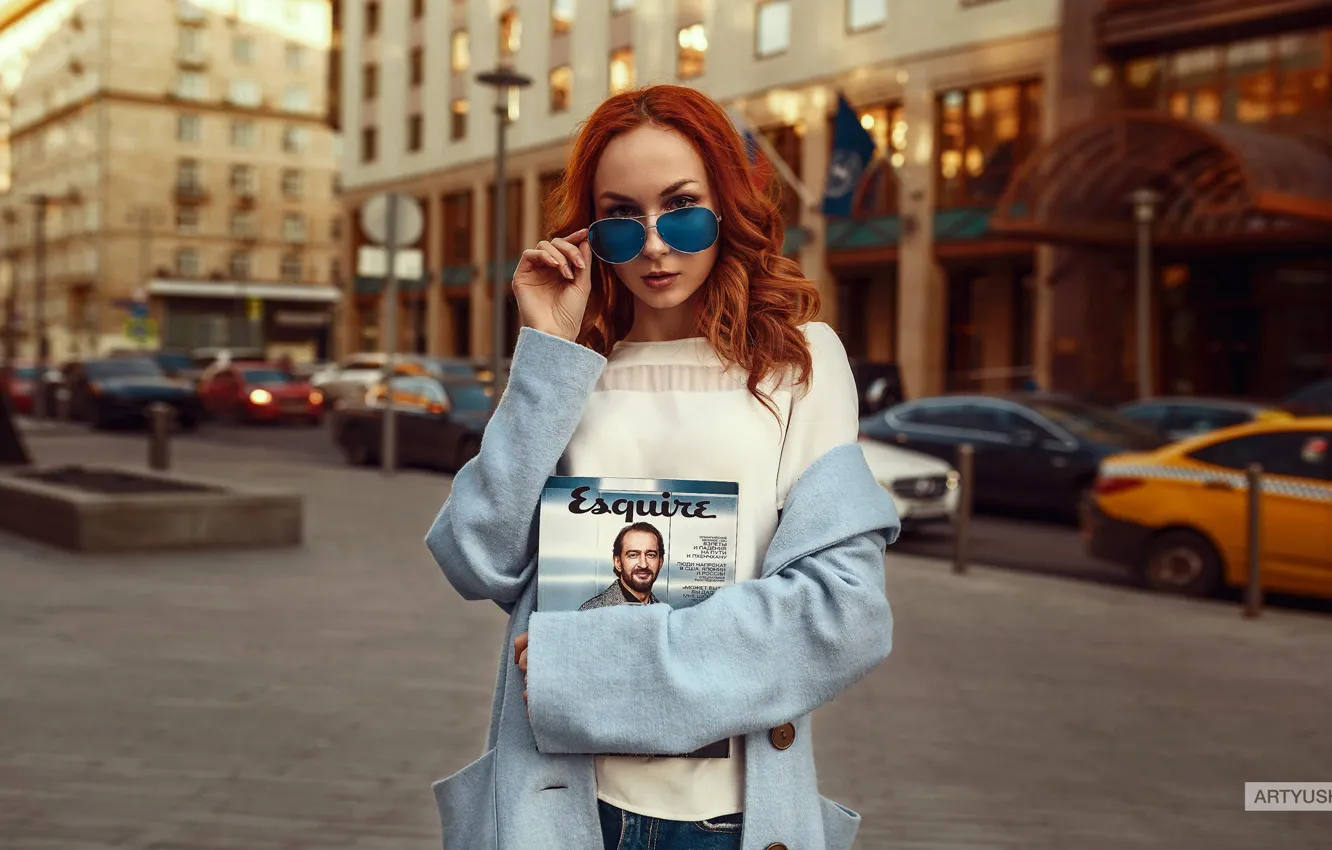 Photo wallpaper machine, look, girl, pose, model, portrait, home, makeup