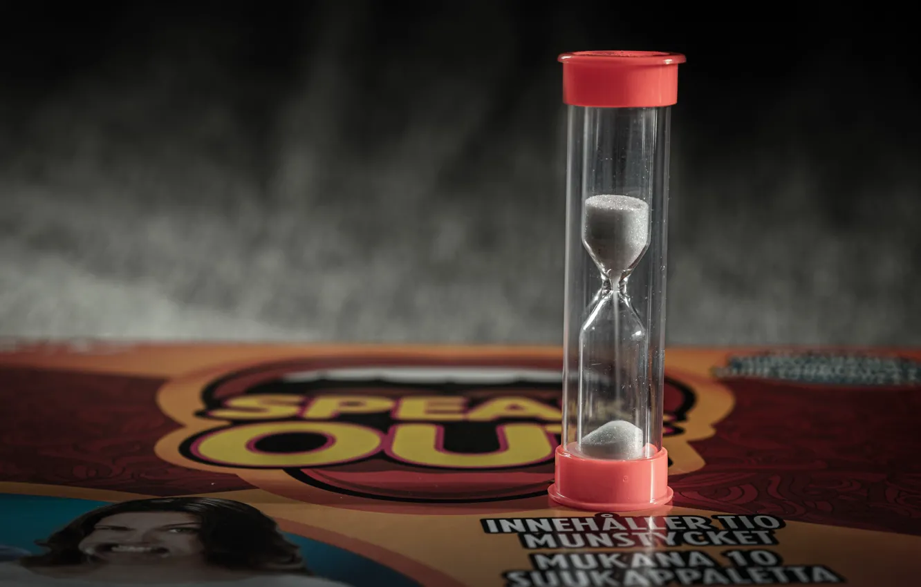 Photo wallpaper time, background, hourglass