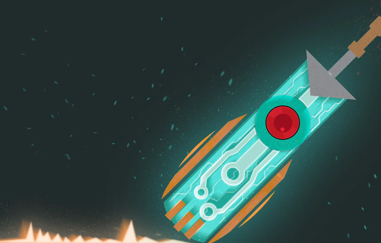 Photo wallpaper sword, art, Transistor