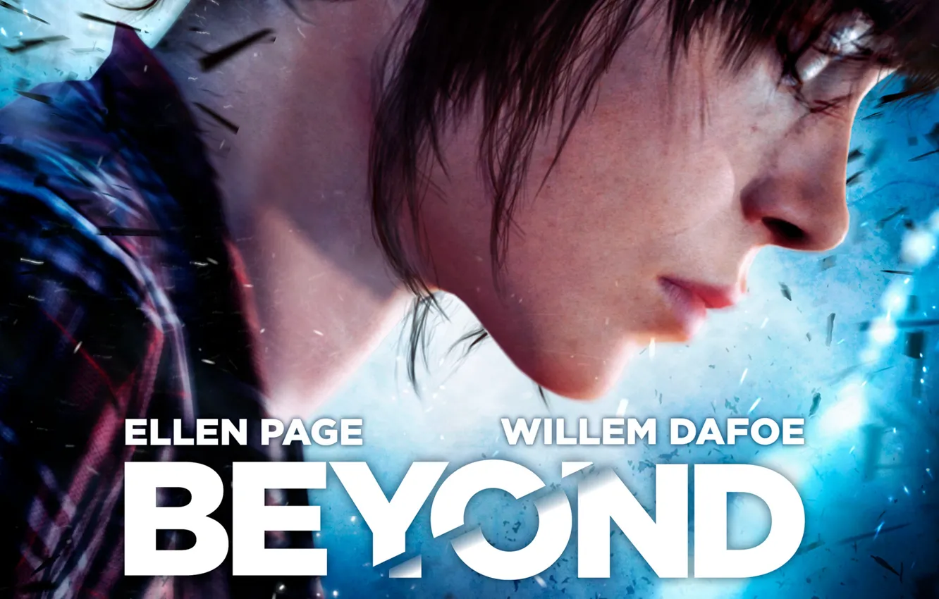 Photo wallpaper Quantic Dream, art, Beyond: Two Souls, Ellen Page, Willem Dafoe, Willem Dafoe, Jodie Holmes