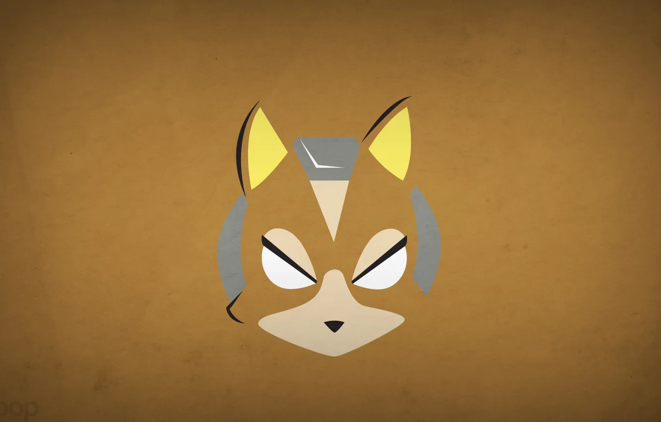Photo wallpaper minimalism, blo0p, Star Fox