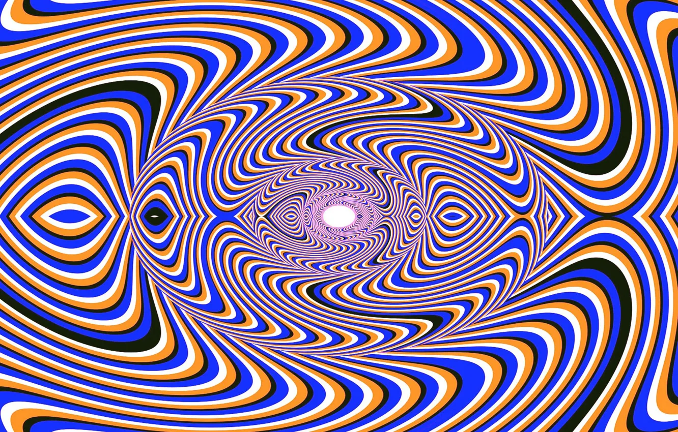 Photo wallpaper Color, Line, Background, Funnel, Illusion, Optical illusion, Illusion