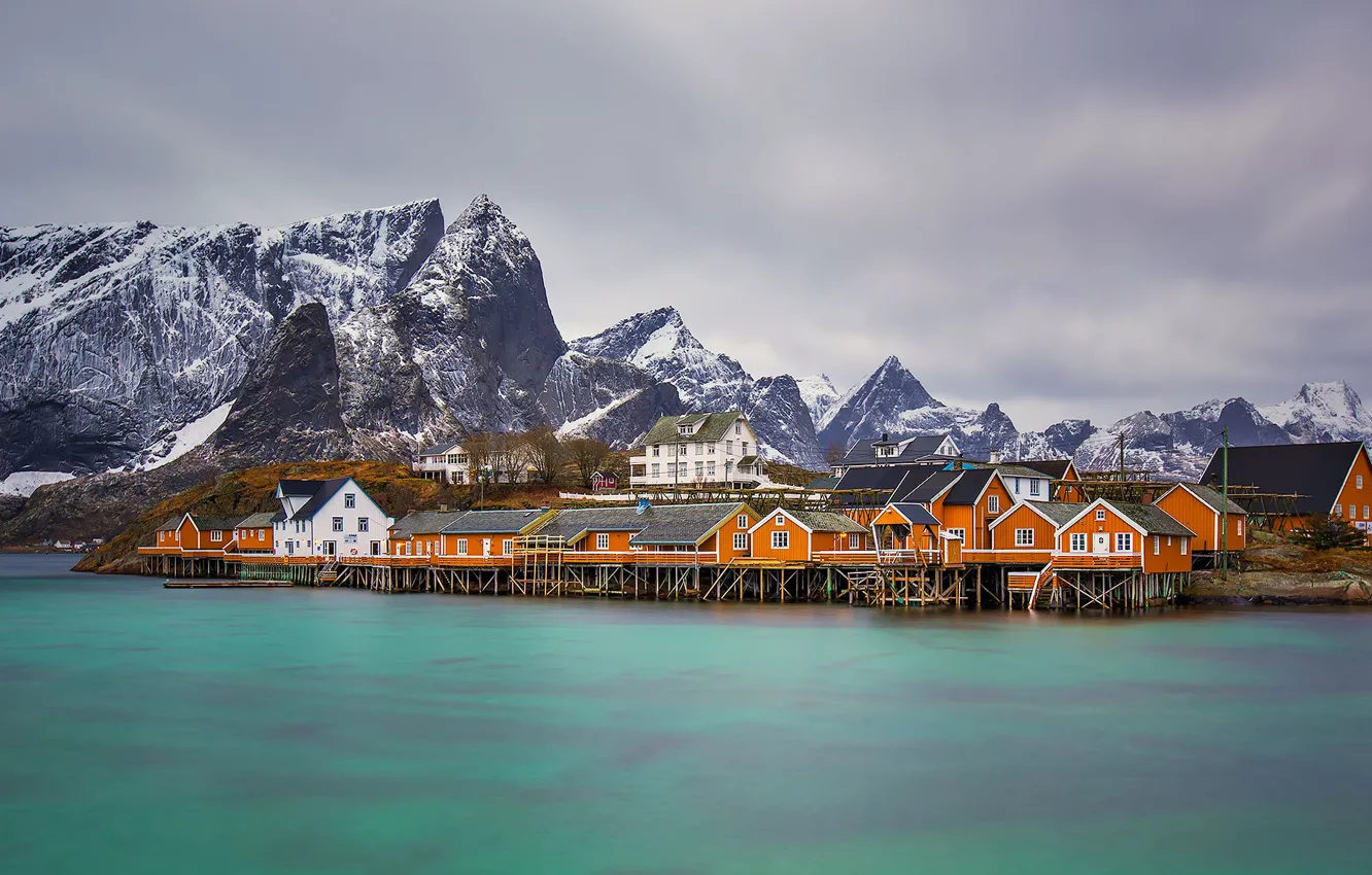 Photo wallpaper home, Norway, The Lofoten Islands, lore