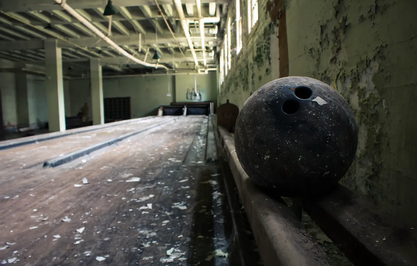 Photo wallpaper sport, the ball, bowling