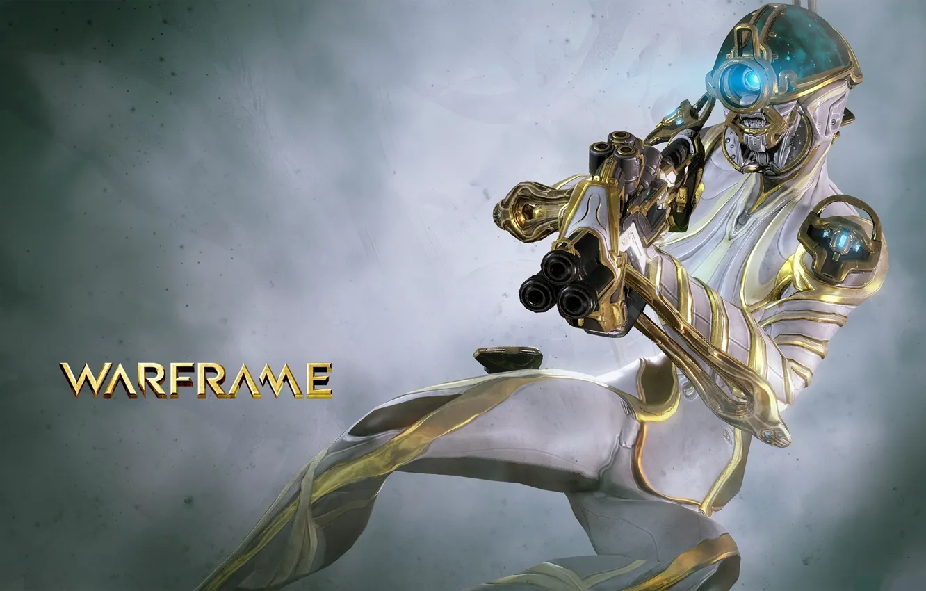 Photo wallpaper weapons, soldiers, Warframe