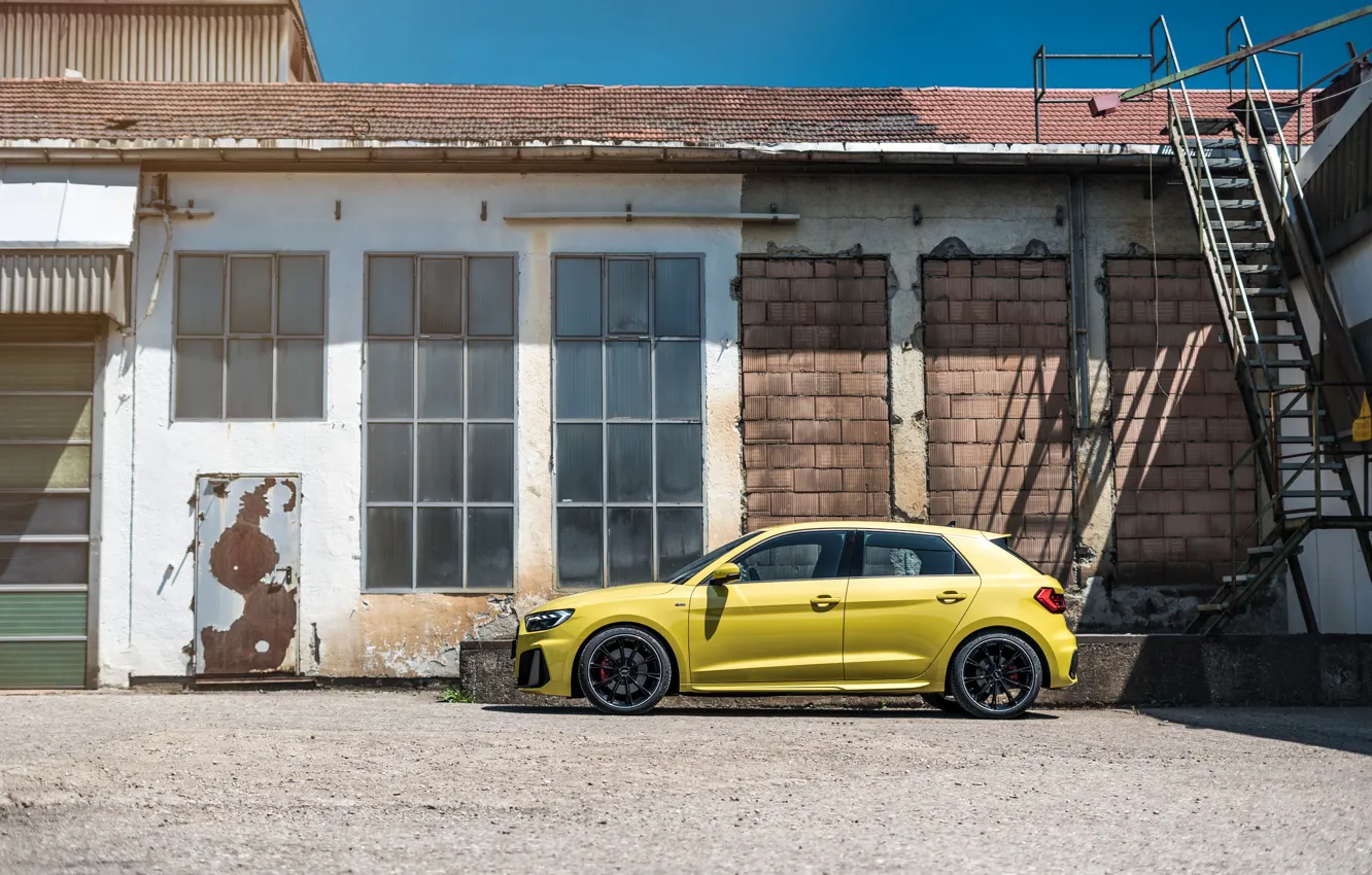 Photo wallpaper Audi, side view, hatchback, ABBOT, Audi A1, 2019