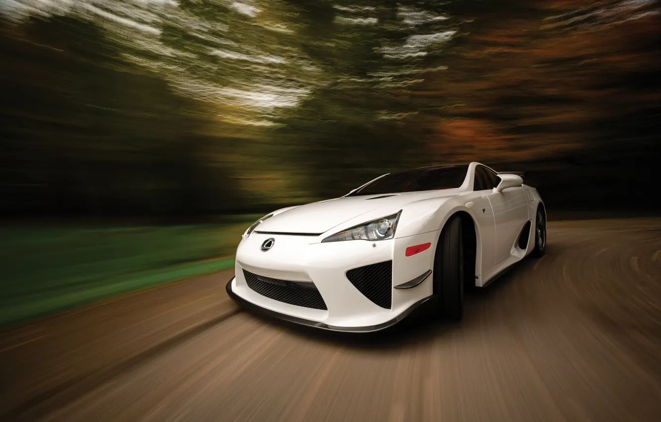 Photo wallpaper Lexus, drive, LFA, Lexus LFA Nurburgring Performance Package