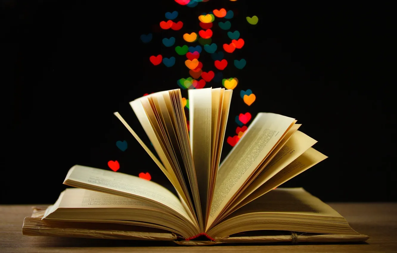 Photo wallpaper lights, background, mood, Wallpaper, book, wallpaper, owner, widescreen