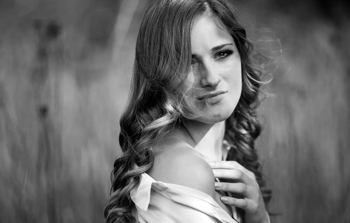 Photo wallpaper look, portrait, blur