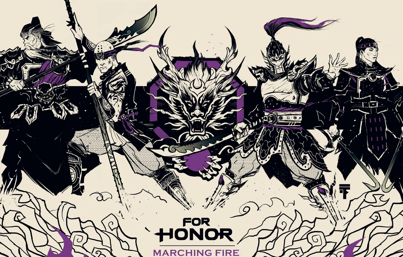 Photo wallpaper Asia, warrior, guy, Asian, For Honor
