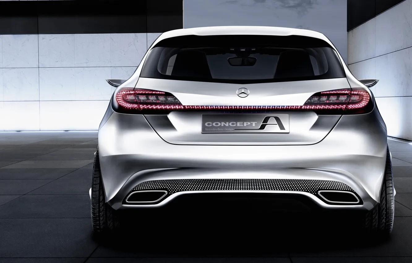 Photo wallpaper Concept, Mercedes-Benz, Back, View, A-Class