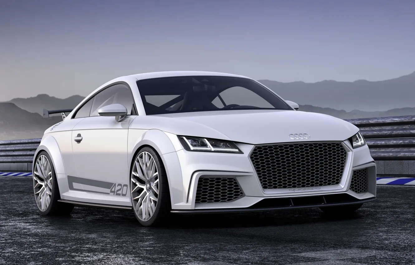 Photo wallpaper Audi, sport, Audi, concept, the concept, sport, quattro, the front