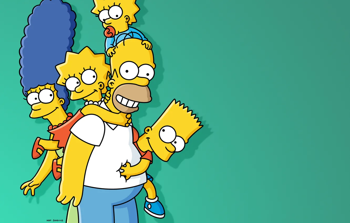 Photo wallpaper the simpsons, the simpsons, homer simpson