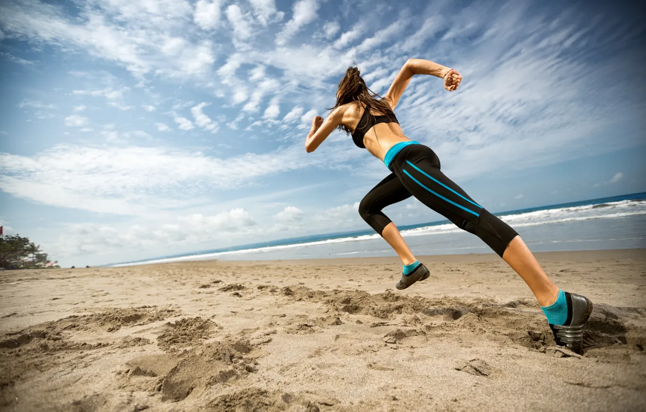 Photo wallpaper training, running, sportswear