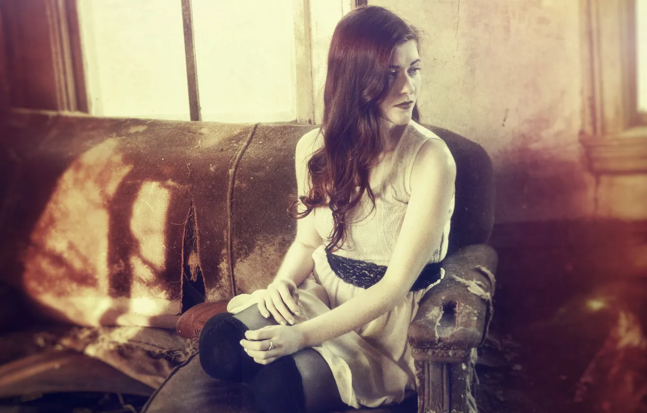 Photo wallpaper girl, background, portrait