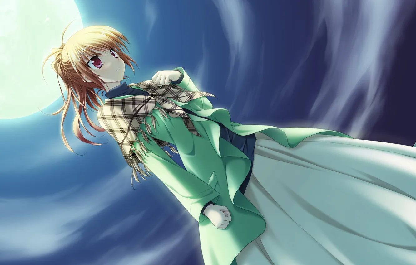 Photo wallpaper female, game cg, Dp Minase, Yaneura no Kanojo