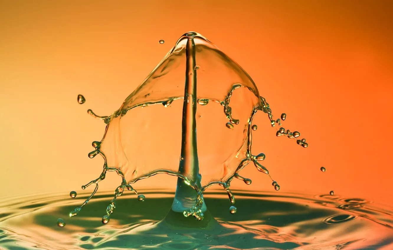 Photo wallpaper water, squirt, splash