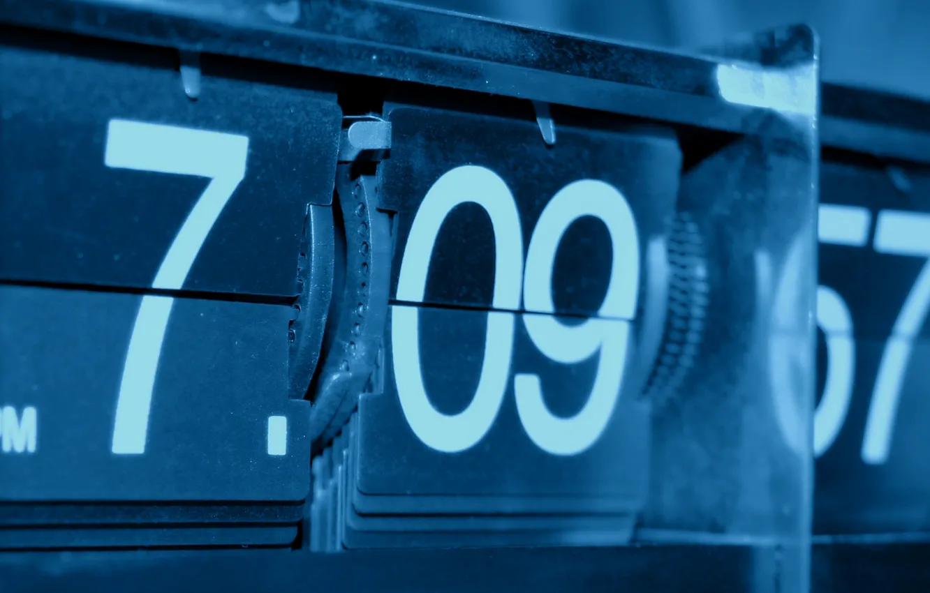 Photo wallpaper blue, watch, micro