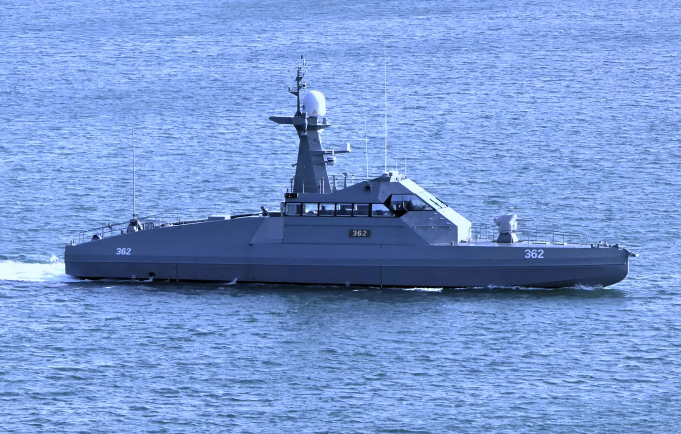 Photo wallpaper Saudi Arabia, interceptor boat, HSI 32