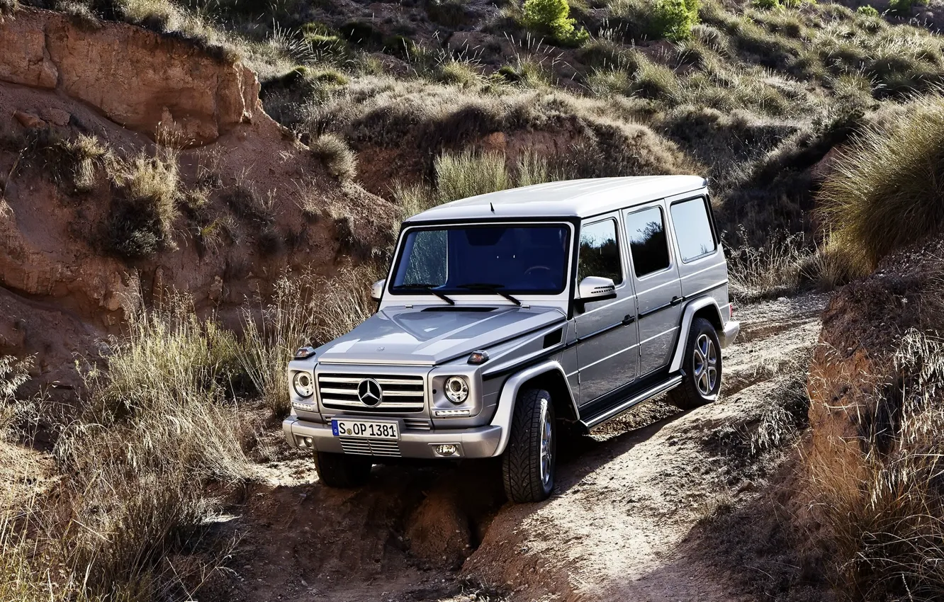 Photo wallpaper Mercedes-Benz, G55, Gaelic, Gelding, G-class, All-terrain vehicles