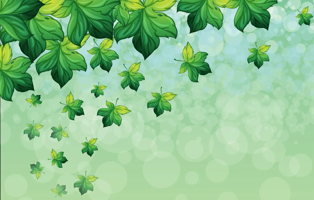 Photo wallpaper leaves, background, texture