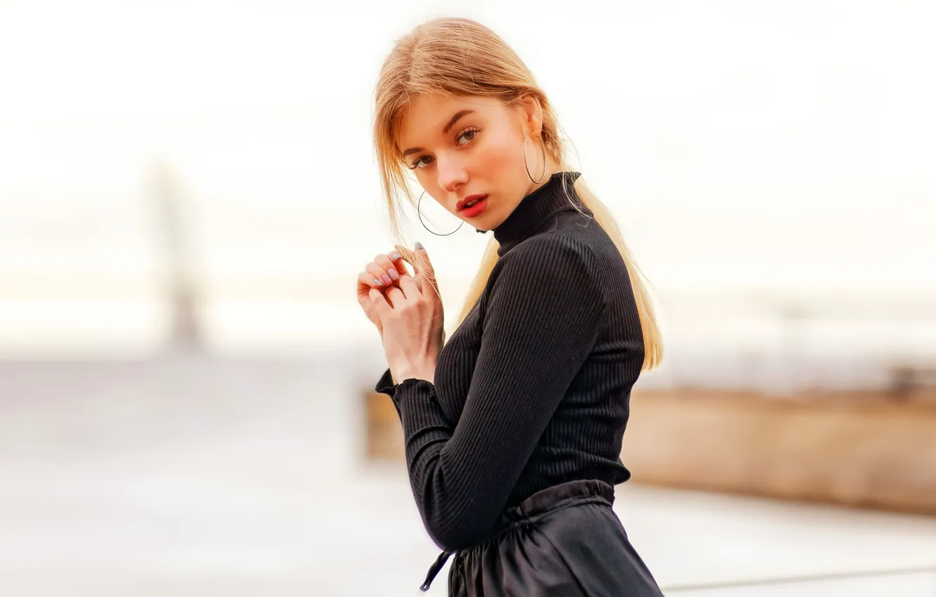 Photo wallpaper girl, portrait, Victoria