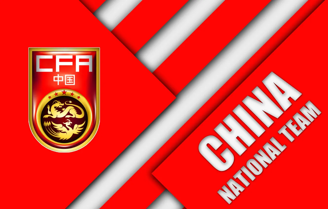 Photo wallpaper China, logo, soccer, FIFA, Emblem, AFC, China National Football Team