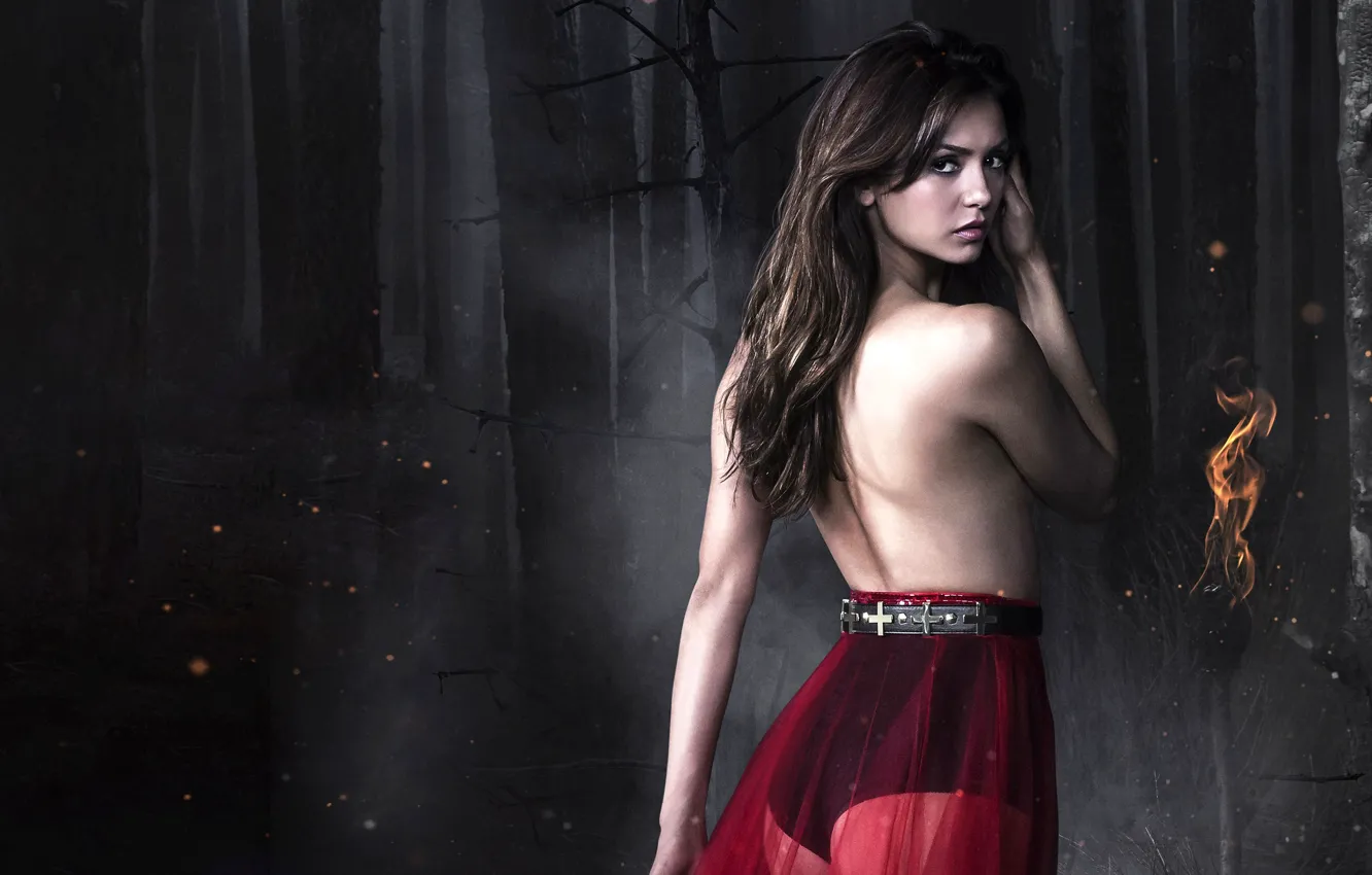 Photo wallpaper girl, model, Nina Dobrev