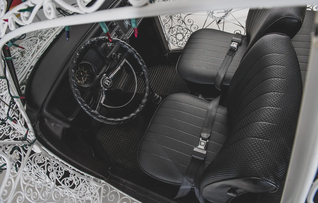 Photo wallpaper interior, 1970, Volkswagen Beetle, 1985, the only instance, The only instance, Volkswagen Beetle Casa Linda …