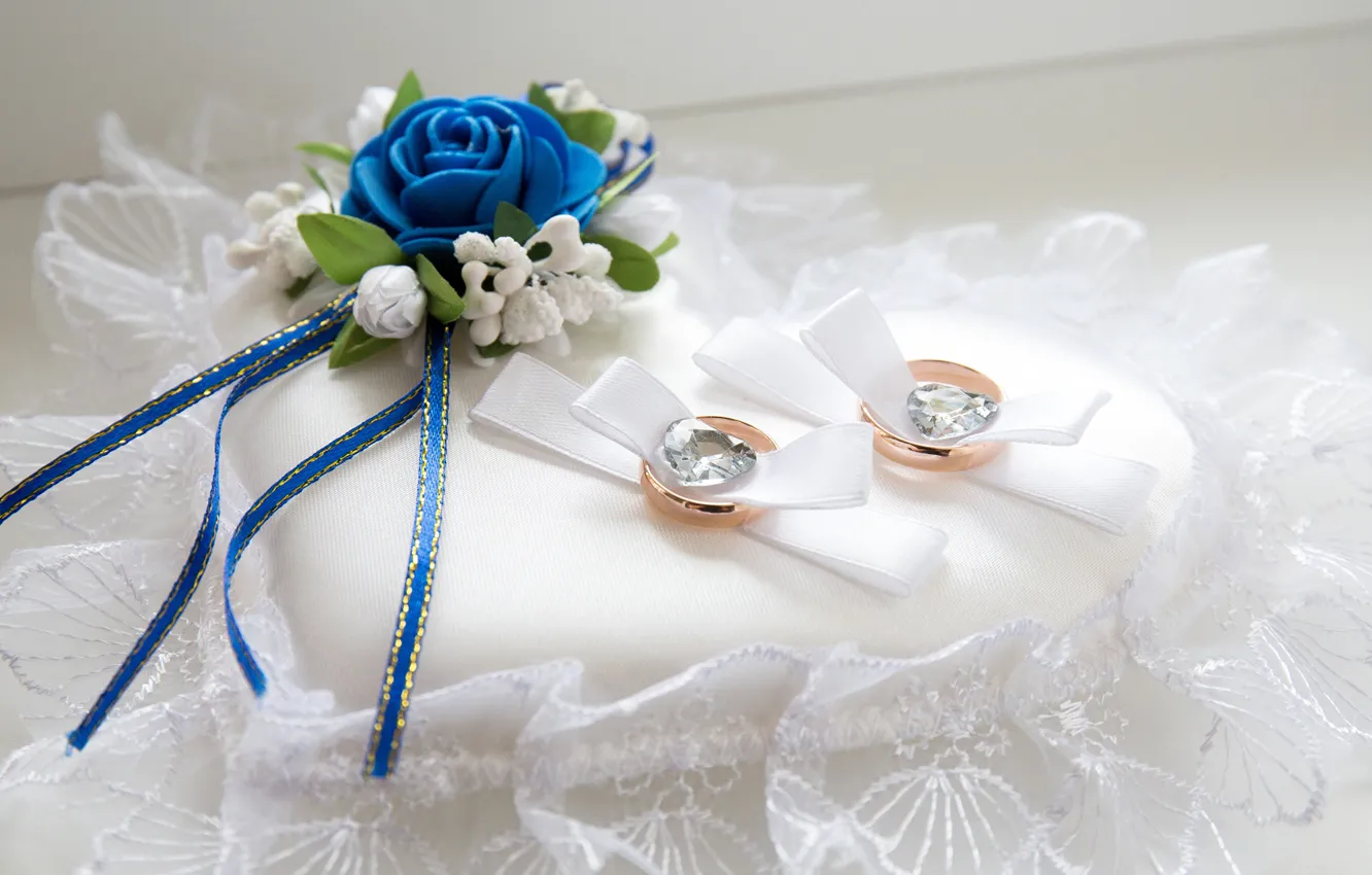 Photo wallpaper flower, ring, wedding, decor