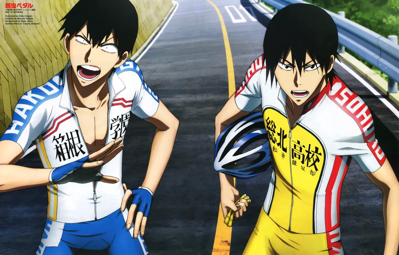 Photo wallpaper sport, anime, cyclist, guy, Yowamushi Pedal
