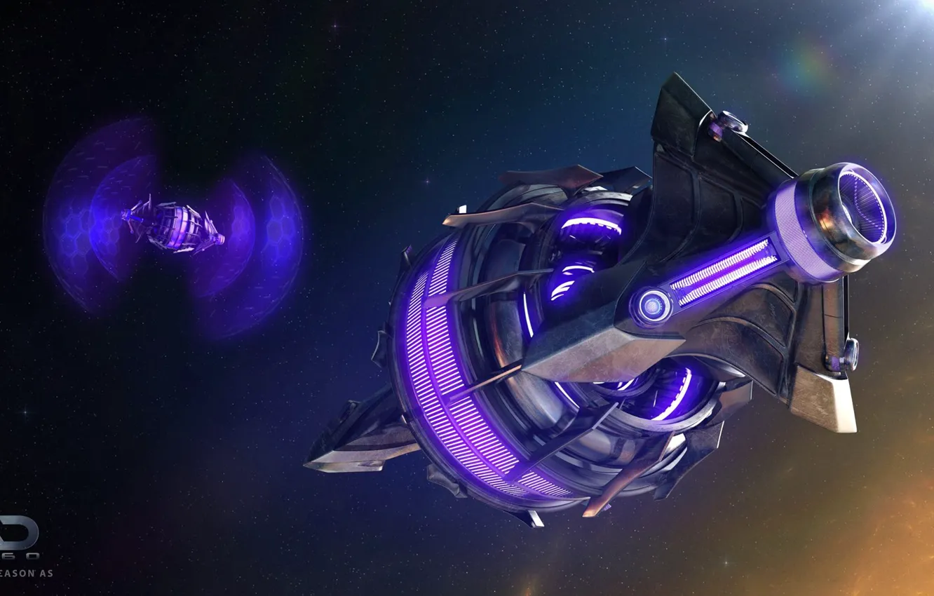 Photo wallpaper space, stars, Online Strategy Game, A.D. 2460, Displacement Shield Generator