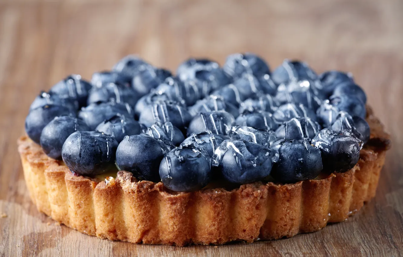 Photo wallpaper berries, blueberries, cake, cake, dessert, cakes, sweet, sweet