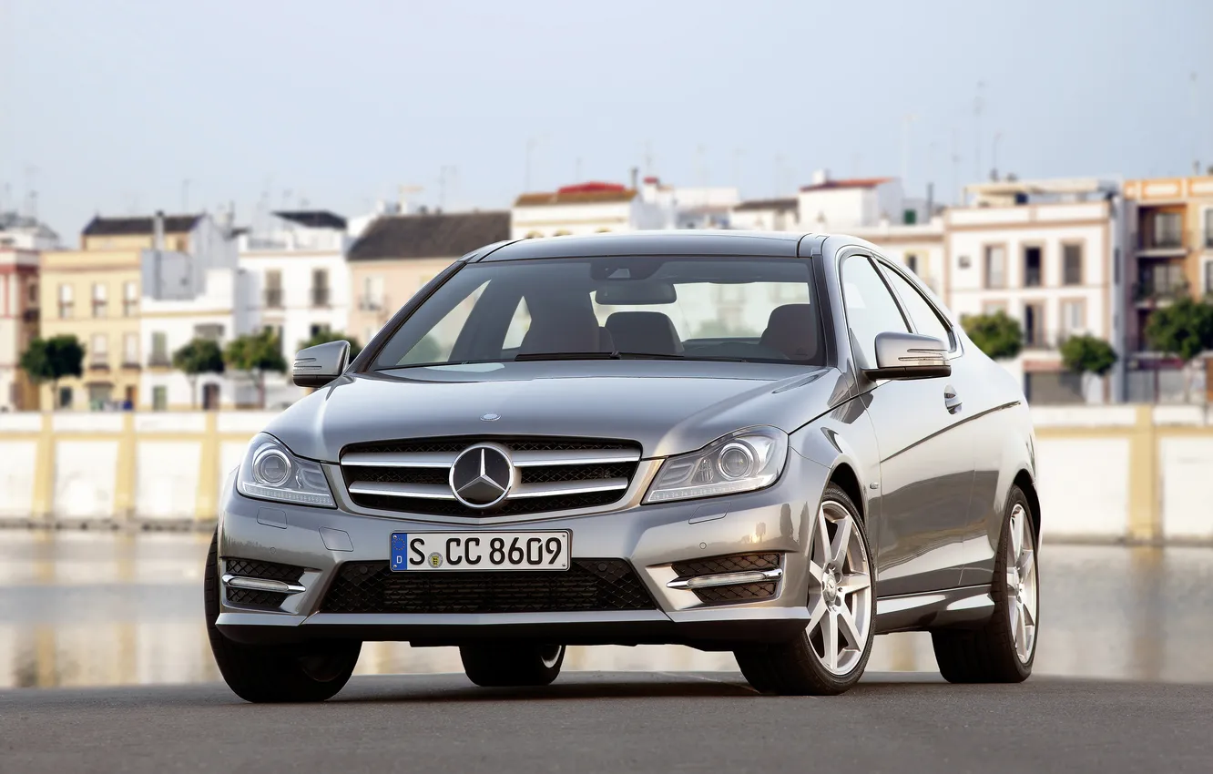 Photo wallpaper Mercedes, Mercedes, AMG, C class coupe