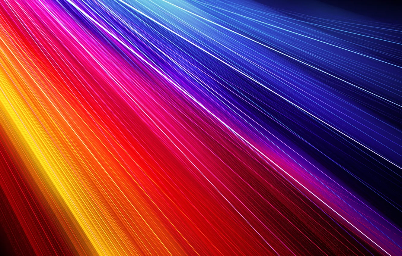 Photo wallpaper line, blue, yellow, red, color