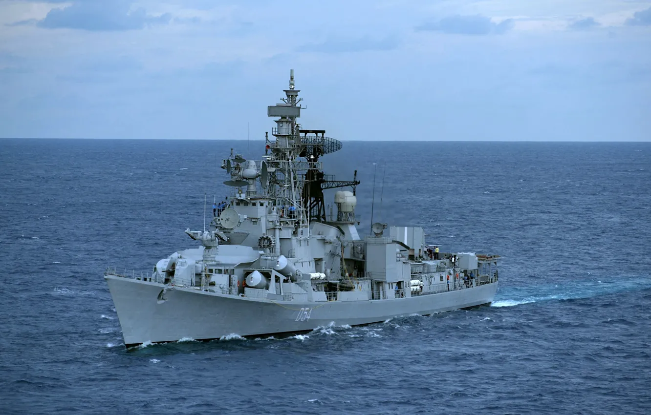 Photo wallpaper Rajput, squadron, destroyer, The Indian Navy