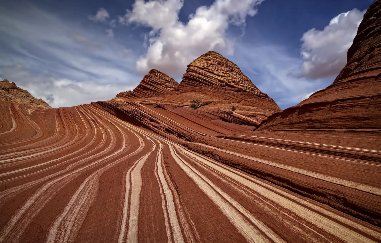 Photo wallpaper mountains, nature, rock, canyon