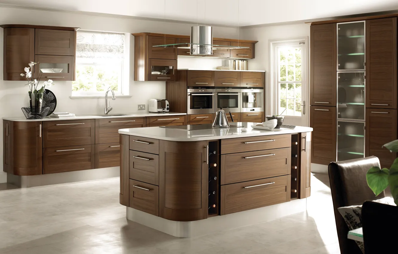 Photo wallpaper furniture, interior, kitchen