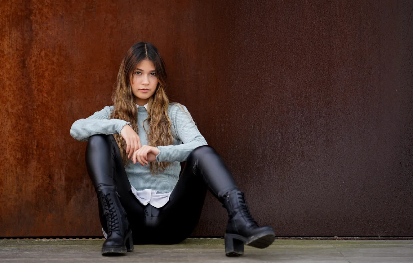 Photo wallpaper girl, background, Jennifer