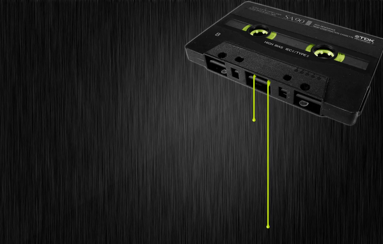 Photo wallpaper retro, noise, cassette, snot