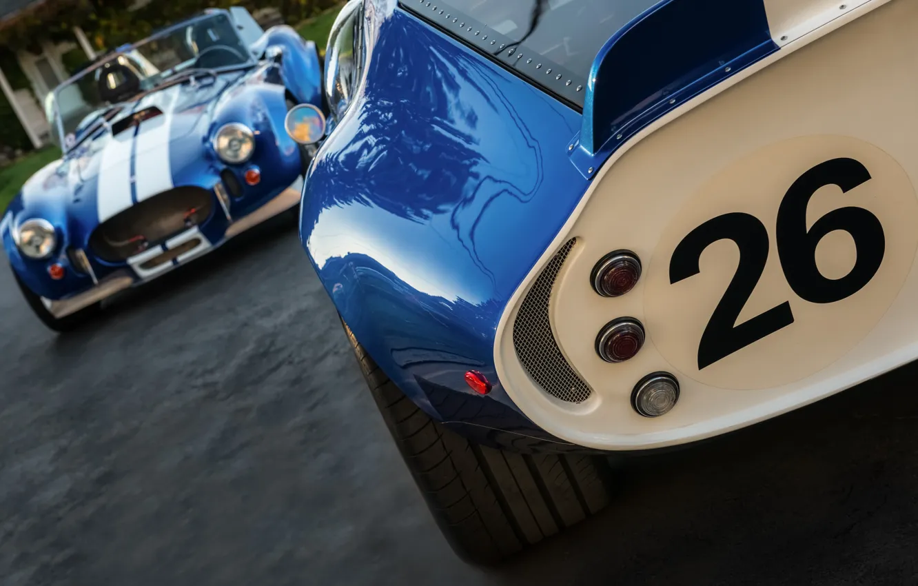 Photo wallpaper classic, legend, cars, blue, 1965, 1967, sports, racing