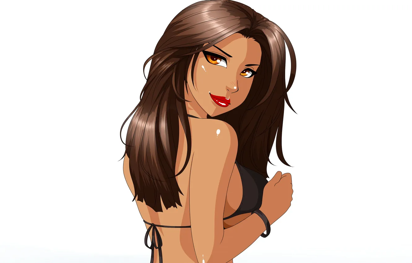 Photo wallpaper girl, art, bikini, Natasha