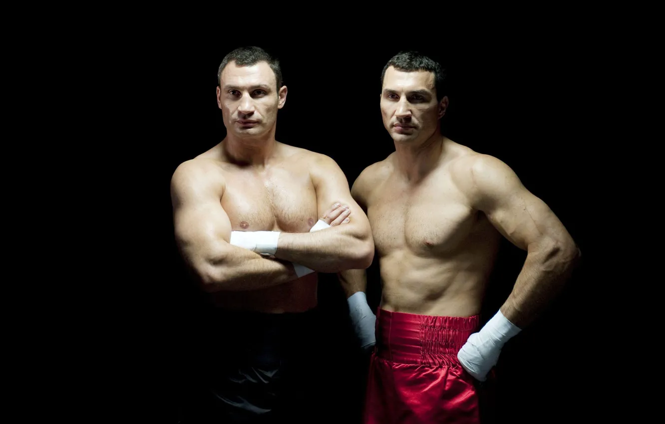 Photo wallpaper Boxing, box, legends, klitshko, the Klitschko brothers