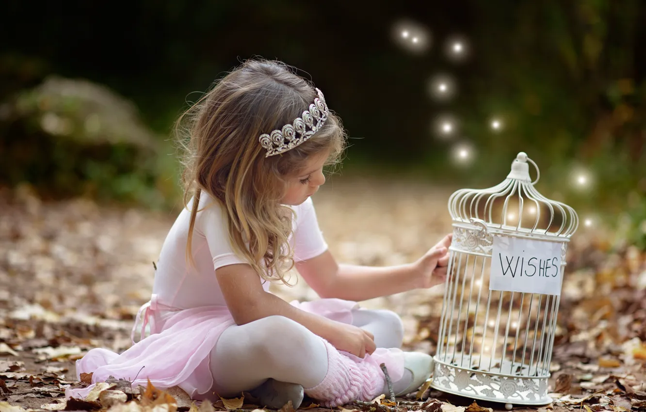 Photo wallpaper cell, girl, wish