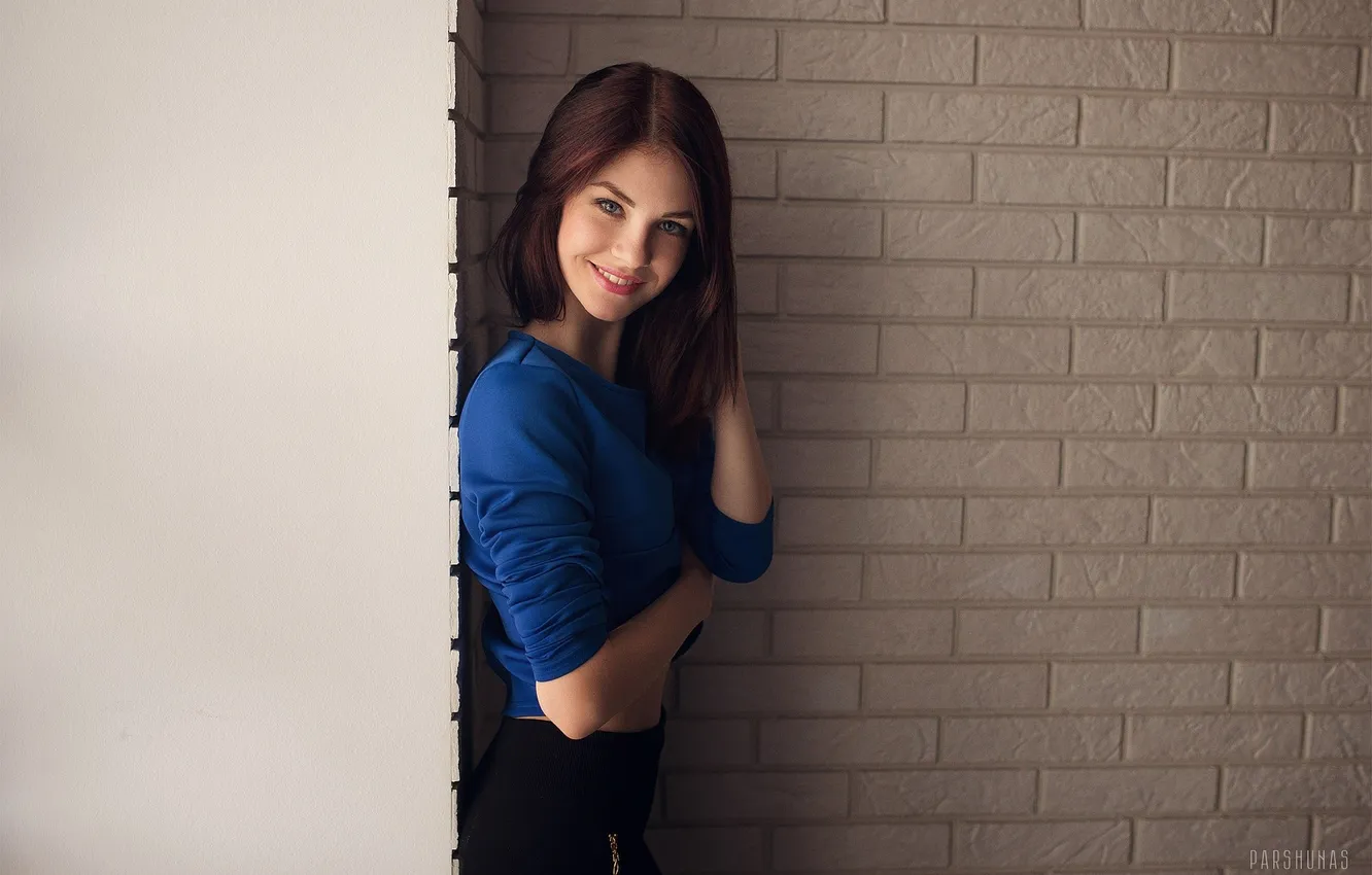 Photo wallpaper look, pose, model, portrait, makeup, hairstyle, brown hair, beauty