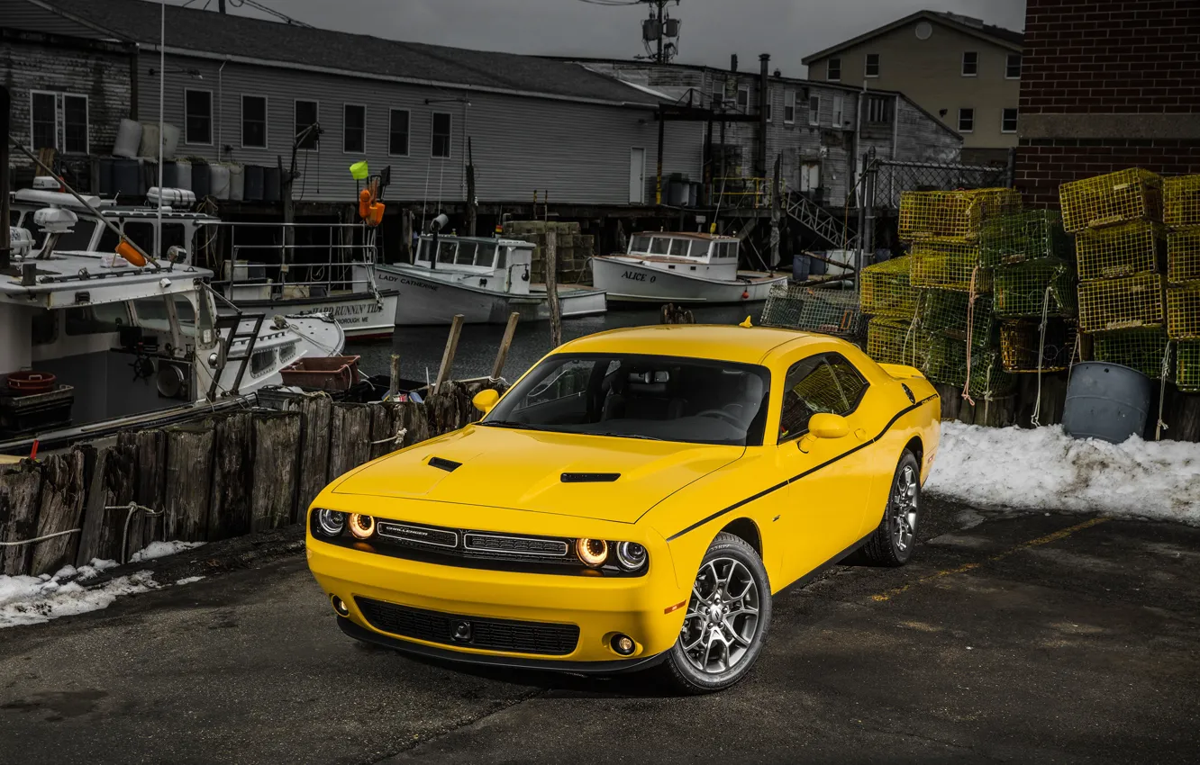 Photo wallpaper Dodge, Challenger, Dodge, Challenger