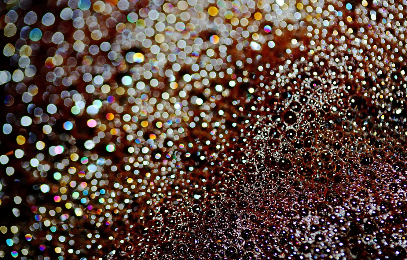 Photo wallpaper circles, bubbles, background, texture