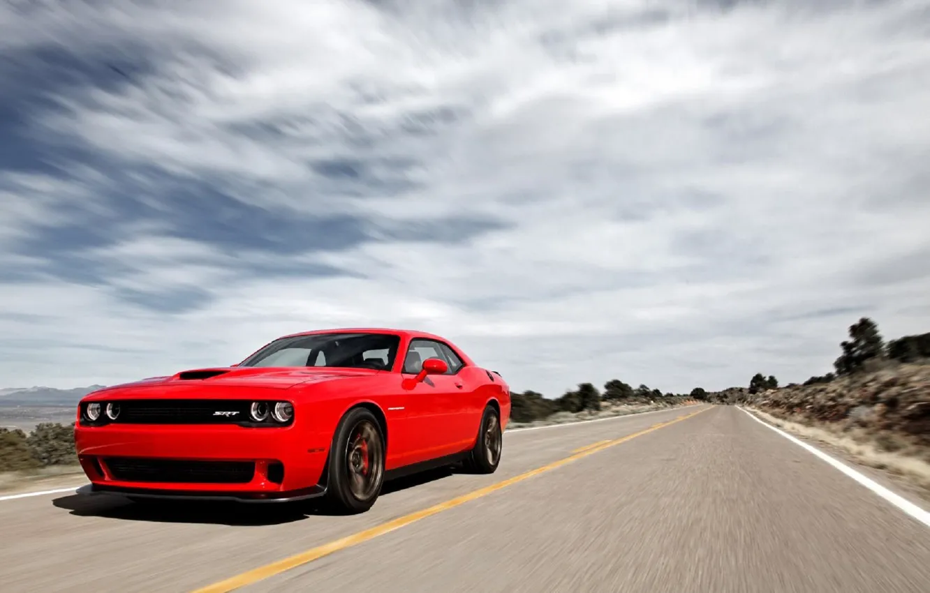 Photo wallpaper Dodge, Challenger, SRT, Hellca
